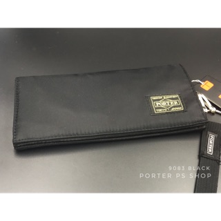 Porter Wallet 9083 Black กระเป๋าสตางค์คุณภาพดี แนวคลาสสิค สุดหรู