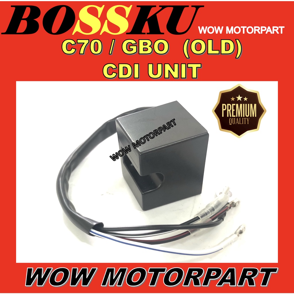 C70 CDI UNIT OLD MODEL 4 WIRE TAG GBO CDI UNIT OLD MODEL C70 OLD CDI UNIT GBO OLD CDI UNIT TAG 25152