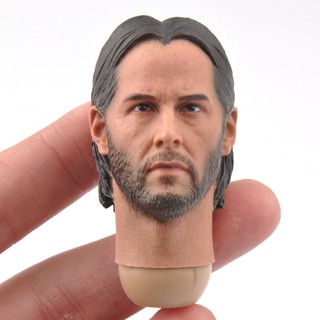 1/6 Keanu Reeves Man Head Toy The Killer John Wick Head Sculpt F 12 HT Body