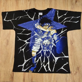 SASUKE NARUTO CARTOON เสื้อลายการ์ตูน การ์ตูนญี่ปุ่น ซาซึเกะ นารูโตะ