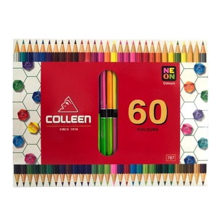 ราคาTaweemitr - Colleen คอลลีน สีไม้ 2 หัว ขนาด 30 แท่ง 60 สี พร้อมส่ง!