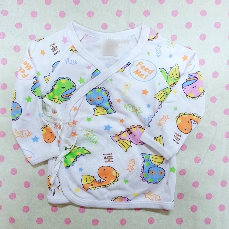 เสื้อเด็กแขนยาว แบบผูกเชือก ผ้าเนื้อดี ใส่นุ่มสบาย