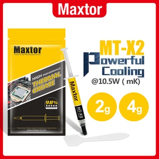 Maxtor 2g/4g Thermal Paste Grease (10.5W/mk) การระบายความร้อนที่มีประสิทธิภาพสำหรับ CPU/CPU Silicone Grease MT-X2