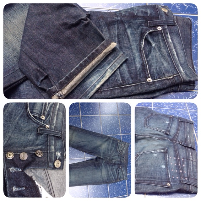 กางเกง Ksubi ผ้าดิบ