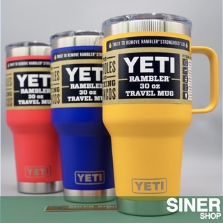 แก้วเยติของแท้ 💯% • YETI RAMBLER 30oz MUG TRAVEL ™ ( ฝาสไลด์แม่เหล็กแบบเกลียว )  🌟🌟🌟โปรดอ่านรายละเอียดให้ครบ 🌟🌟🌟