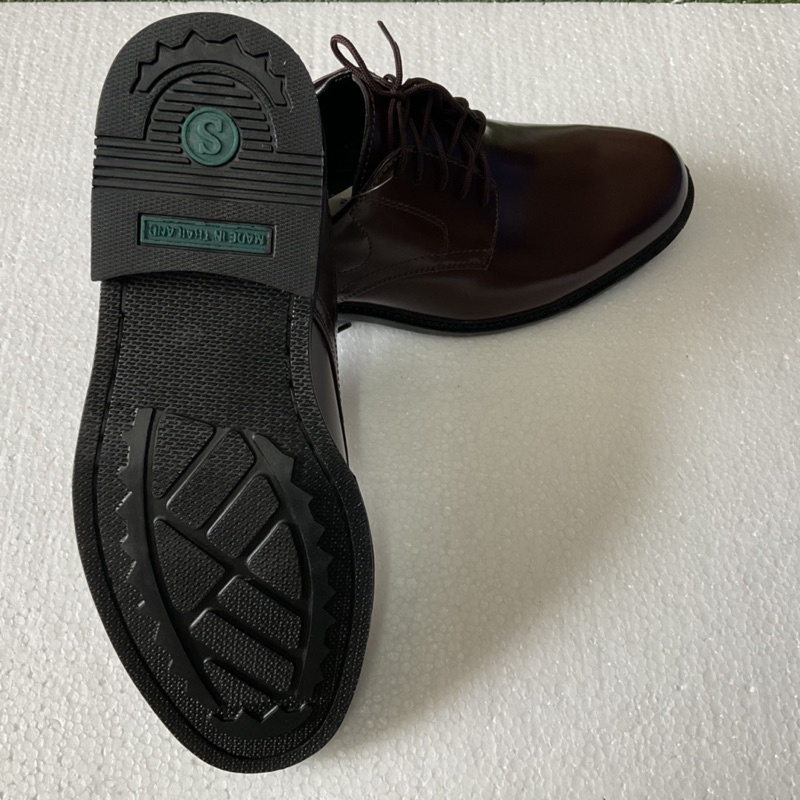 คัทชูผู้ชายลูกเสือครูชายbyช่างMoccasinหนังแท้หนังรูขน รหัส 9111 สีน้ำตาลเข้ม
