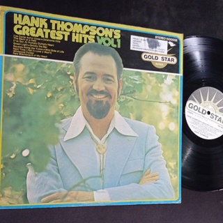 แผ่นเสียง 12 นิ้ว เพลงคันทรีHank Thompson s greatest Hits vol 1 ทดลองฟังได้ครับ