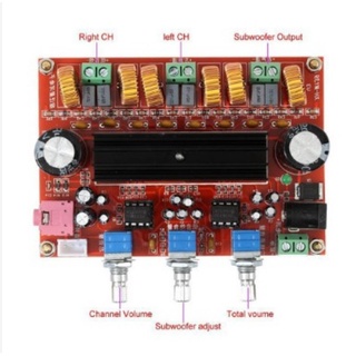 XH-M 139 2.1 Channel บอร์ดโมดูลขยายเสียงดิจิตอล ใช้ไฟ 12 ถึง 24 โวลต์ มีของพร้อมส่ง สินค้าในไทย ส่งไวจริง ๆ