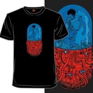 [S-5XL] Gdf21a3 เสื้อยืดแขนสั้น ผ้าฝ้าย พิมพ์ลายกราฟฟิคอนิเมะญี่ปุ่น Akira Tetsuo Kaneda Neo Tokyo สําหรับผู้ชาย UY32ER4