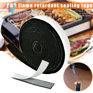 High Heat Barbecue Smoker Gasket BBQ Door Lid Seal Adhesive Self Stick 2cmx3.6m Kitchen