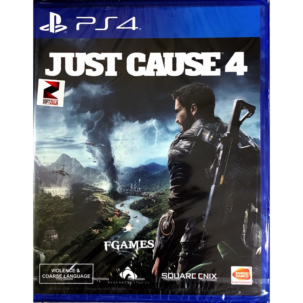 PS4 Just Cause 4 (Zone3/Asia)( English ) แผ่นเกม ของแท้ มือ1 มือหนึ่ง ของใหม่ ในซีล แผ่นเกมส์