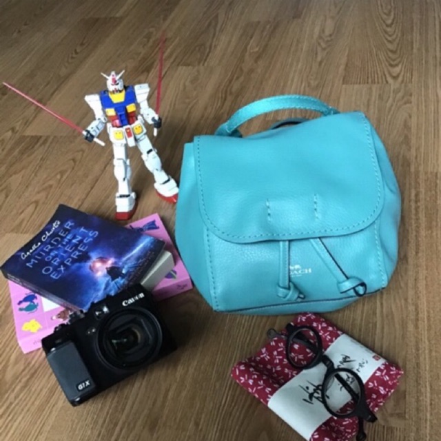 กระเป๋าเป้ COACH F59819 DERBY BACKPACK IN PEBBLE LEATHER สี  display picture 3