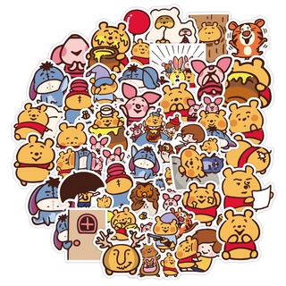 สติ๊กเกอร์ไวนิลลายการ์ตูนหมี Winnie 40ชิ้น