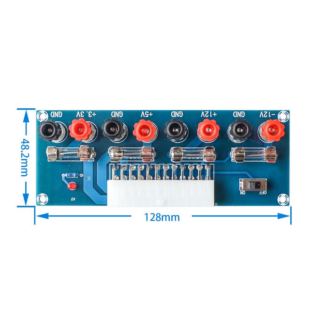 Xh-m229 บอร์ดโมดูลพาวเวอร์ซัพพลาย ATX เอาท์พุท สําหรับคอมพิวเตอร์ตั้งโต๊ะ