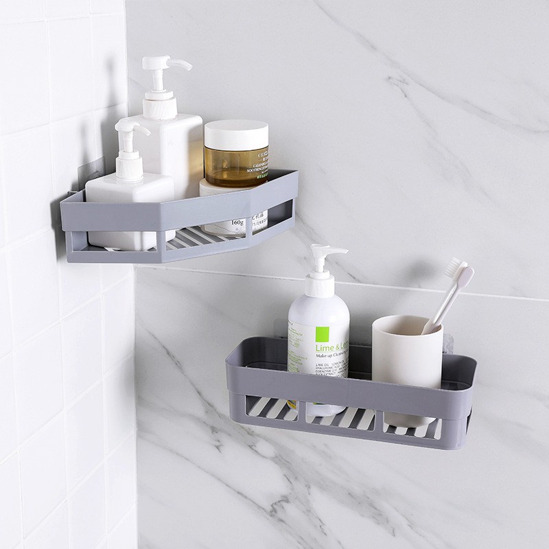 Spot Life structure N487 punch-free corner rack bathroom wash rack ...
