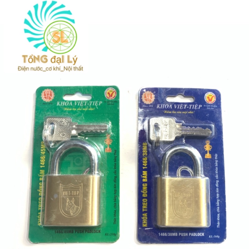 Viettiep ล็อคแขวนทองเหลือง 1466/45MB,38MB