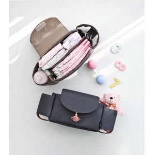 (พร้อมส่ง) กระเป๋าแขวนอเนกประสงค์ กระเป๋าแขวนรถเข็นอเนกประสงค์ กระเป๋าใส่ผ้าอ้อม ประเป๋าใส่ขวดนม กระเป๋าอเนกประสงค์