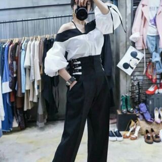 สื้อแขนพอง style Korea