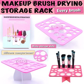 MAKEUP BRUSH DRYING ฐานตั้งเก็บชุดแปรง