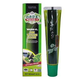 วาซาบิสด wasabi paste wasabi o 43g ใช้ทานกับอาหารญี่ปุ่น น้ำจิ้ม ซอส เครื่องปรุงรส ซูชิ
