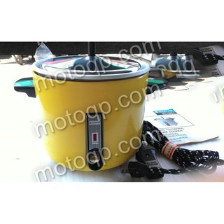 【 งานเก่า 】 หม้อหุงข้าว SANYO สีเหลือง โบราณ สำหรับวางโชว์ ประดับร้าน รุ่น EC 06 H VINTAGE RICE COOKER