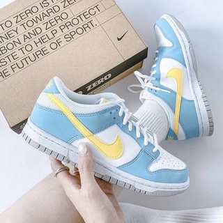 (พร้อมส่ง) Nike Dunk Low Next Nature  “Homer Simpson” (GS) (แท้100%)