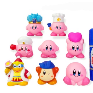 โมเดลซอฟ Kirby เคอร์บี้ เซ็ท8ตัว ขนาด12cm.