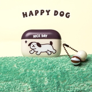 (Pre-order) เคสAirpods ลายน้องหมาบ๊อกๆ Happy Dog จากแบรนด์ Aug8store