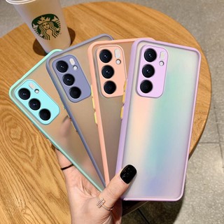 เคสป้องกันแบบด้าน แข็งเคสโปร่งใส ทนทาน ป้องกันการตกกระแทก สำหรับ  OPPO Reno 5Pro Reno 5 5G Reno 4Pro