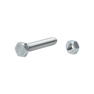 อุปกรณ์ยึดติด สกรูหัวหกเหลี่ยม 1/4 นิ้วX1-1/2 นิ้ว 5ชุด Screws, Nuts &amp; Washers