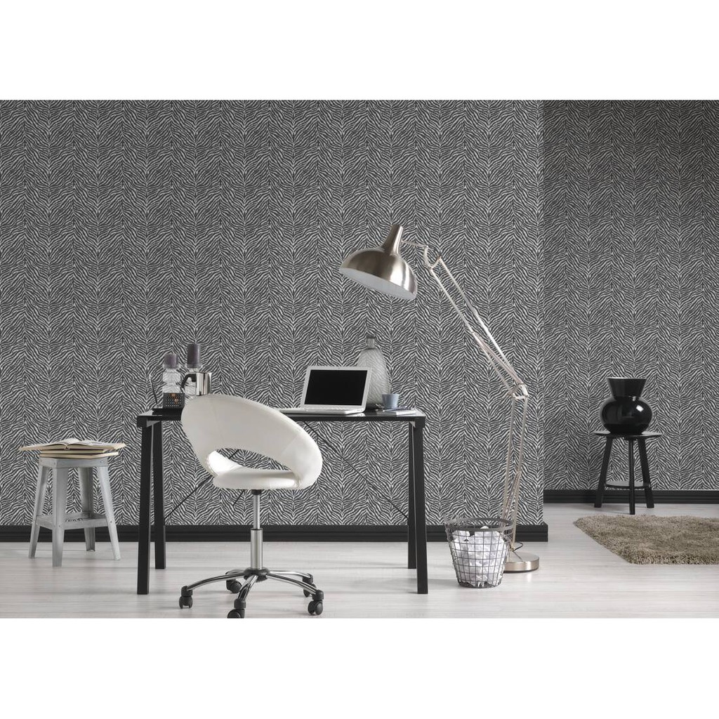 MDwallpaper วอลเปเปอร์ติดผนังชนิดทากาว TRENDWALL ลายม้าลาย NO.37120-1