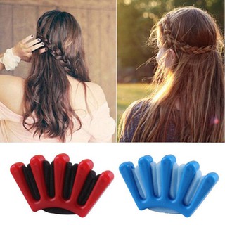 1pc Lady French Hair Braiding Tool Weave Sponge Plait Twist Hairstyling Braider