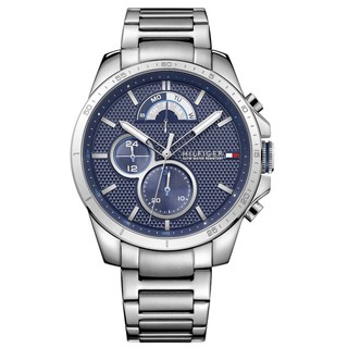 TOMMY HILFIGER Mens Stainless Steel Chronograph Watch TH1791348 นาฬิกาข้อมือผู้ชาย ฿5,900 (ราคาเต็ม ฿8,900)