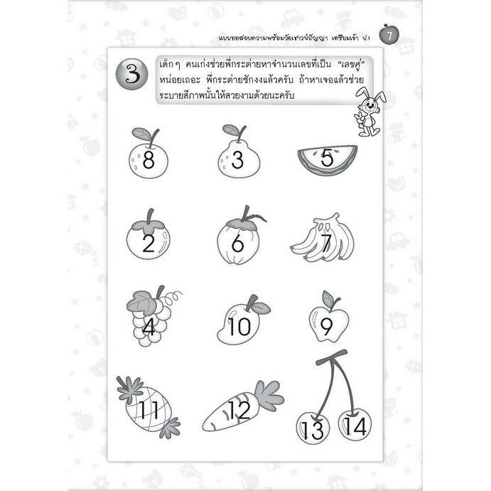 แบบทดสอบความพร้อมวัดเชาวน์ปัญญา เตรียมเข้า ป.1 NA05 รูปที่ 5