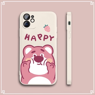 เคส Redmi 12C A1 9T Note 11 Pro 5G 11S 10A 10C Redmi Note 12 Pro+ 10 5G 10s 9s 9T 9 8 10 Pro 9C 9A เคสหมีน่ารักขอบตรงกันกระแทก