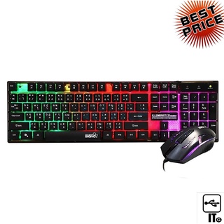 SET COMBO SIGNO KB-712+GM-112 SUNDAZE คีย์บอร์ด เมาส์ ประกัน1Y เมาส์คีย์บอร์ด ชุดเมาส์คีย์บอร์ด คีร์บอร์ด mouse keyboard