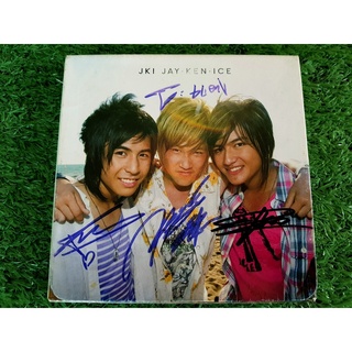 CD แผ่นเพลง (มีลายเซ็นครบวง) JKI - Jay Ken Ice เจ เคน ไอซ์ (เพลง ไม่อยากให้เธอมีใครมาจีบ)