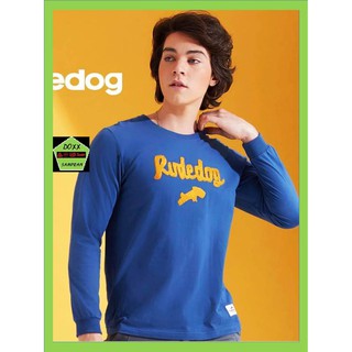 rudedog เสื้อแขนยาว ชายหญิง รุ่น romio สีดีฟซี