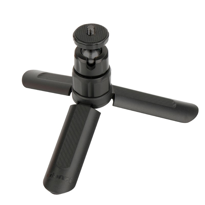 ขาตั้งกล้องโทรศัพท์ขนาดเล็กแบบพกพา w 1/4 Ballhead สําหรับกล้องโทรศัพท์ขาตั้งกล้องสําหรับ iPhone Zhiy