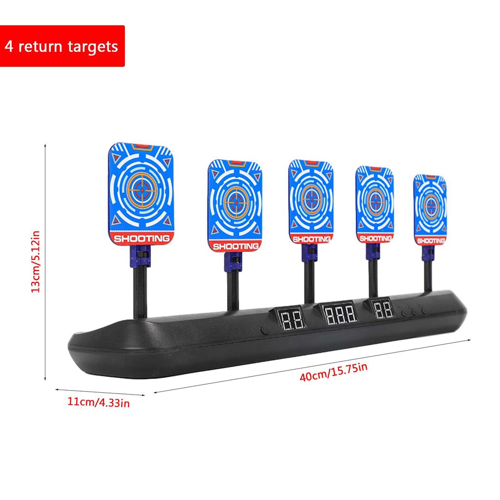 Shooting Target Toy Auto Reset Digital Scoring Target with Sound T1ib ...