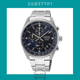 Seiko Quartz Chronograph Mens Watch SSB377P1 SSB377P