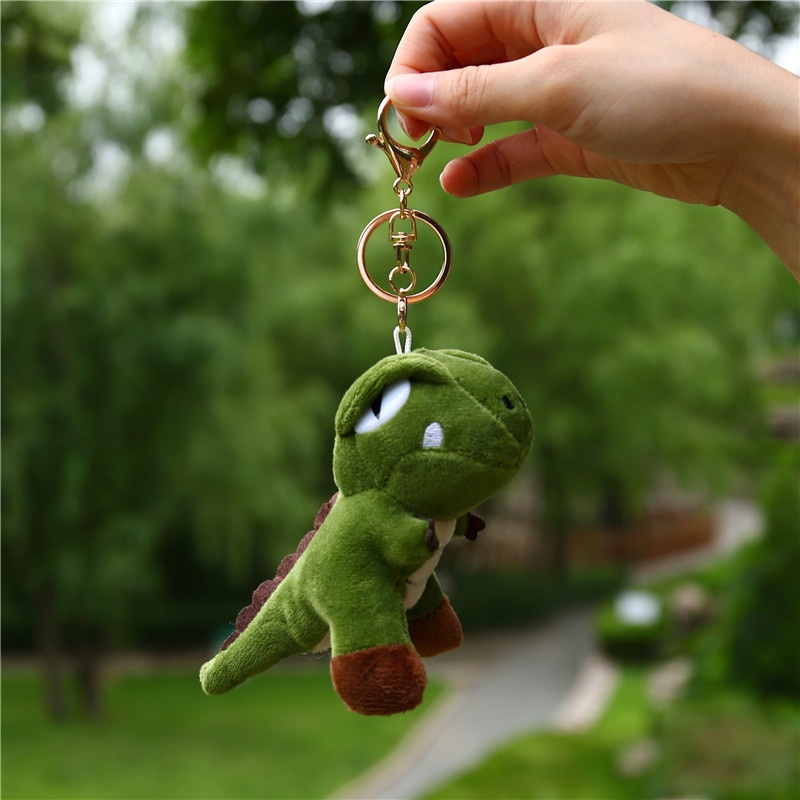 พวงกุญแจไดโนเสาร์ แกะน่ารัก สําหรับตกแต่งกระเป๋าสตรี Dinosaur006#