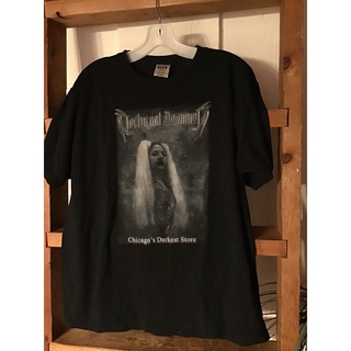 [S-5XL] เสื้อยืดผ้าฝ้าย พิมพ์ลาย Dominion Goth Underground Chicago Store Band L EJkkim62EFmjmn60 สไตล์วินเทจ