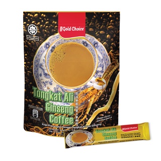 Gold choice TONGKAT ali ginseng coffee กาแฟโสม กาแฟผสมโสม กาแฟสำเร็จรูป