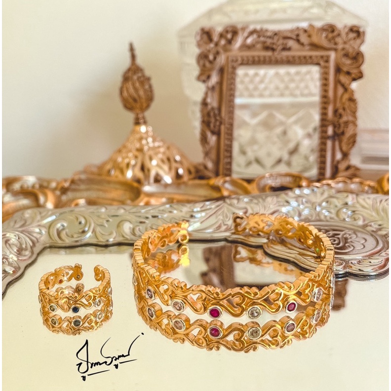 แหวนโอม กำไลโอม ล้อมพลอย สัญลักษณ์ศักดิ์สิทธิ์ ความมงคล โชคดี ประสบความสำเร็จ ขจัดอุปสรรค กำไลมงคล