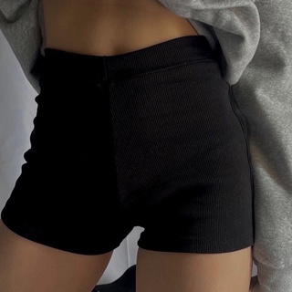 Augety Studio Slim Knit Legging กางเกงขาสั้น