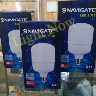 NAvigate หลอดไฟLEDจัมโบ้ ขั้วกลียวE27 30W 40W 50W