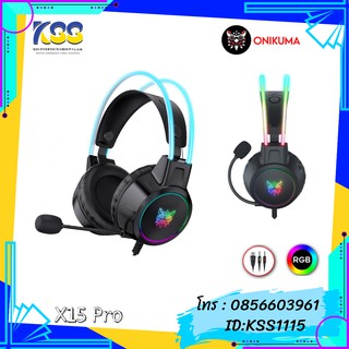 HEADSET (หูฟัง) ONIKUMA X15 PRO RGB (BLACK)