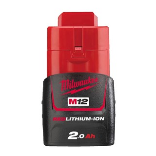 Milwaukee M12™ B2 เเบตเตอร์รี่ 12 โวลท์ M12 ขนาด 2.0 เเอปป์-อาว (M12™ 2.0Ah Battery)