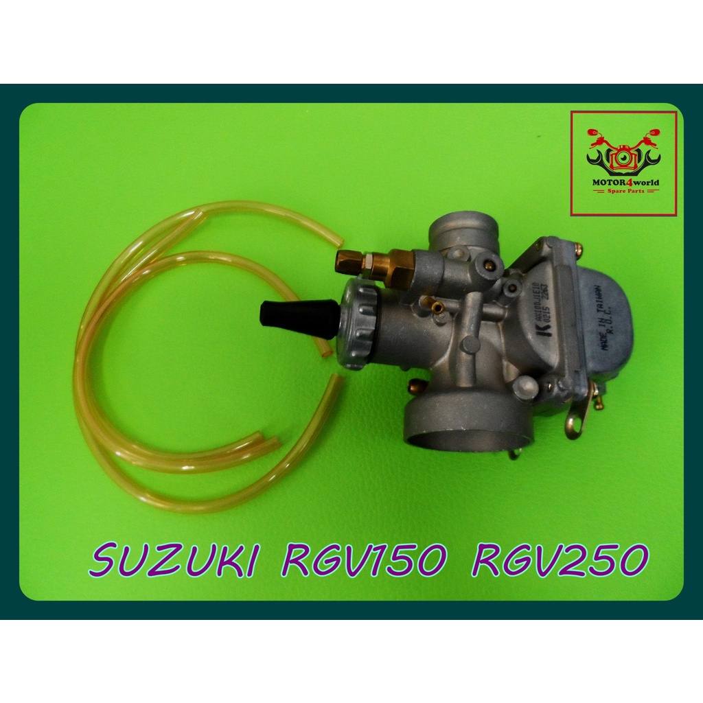 SUZUKI RGV150 RGV250 - CARBURETOR SET with TUBE SET // คาร์บูเรเตอร์ พร้อม ท่อสายยาง